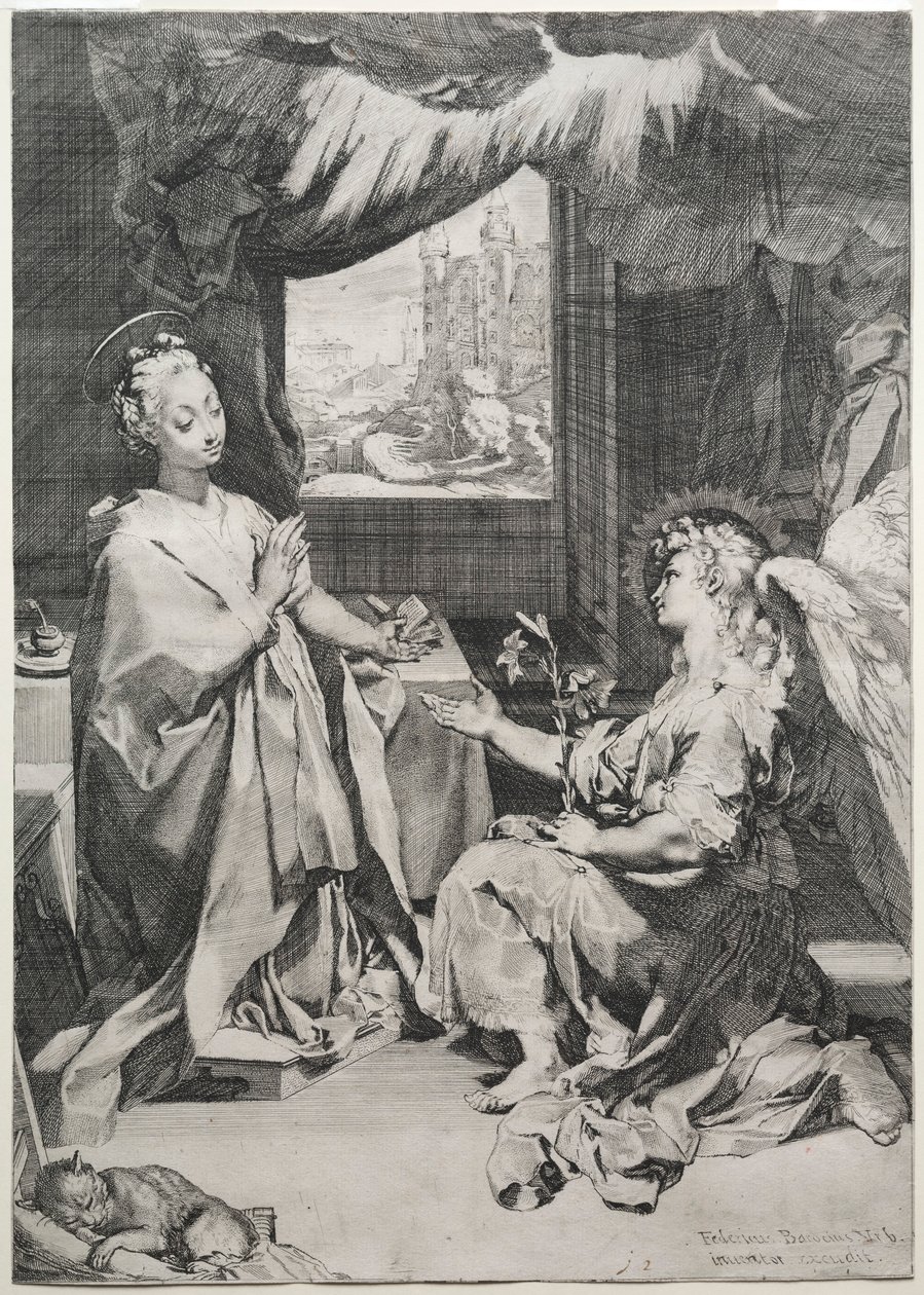 通告，c。 1585。 作者 费德里科·巴罗奇