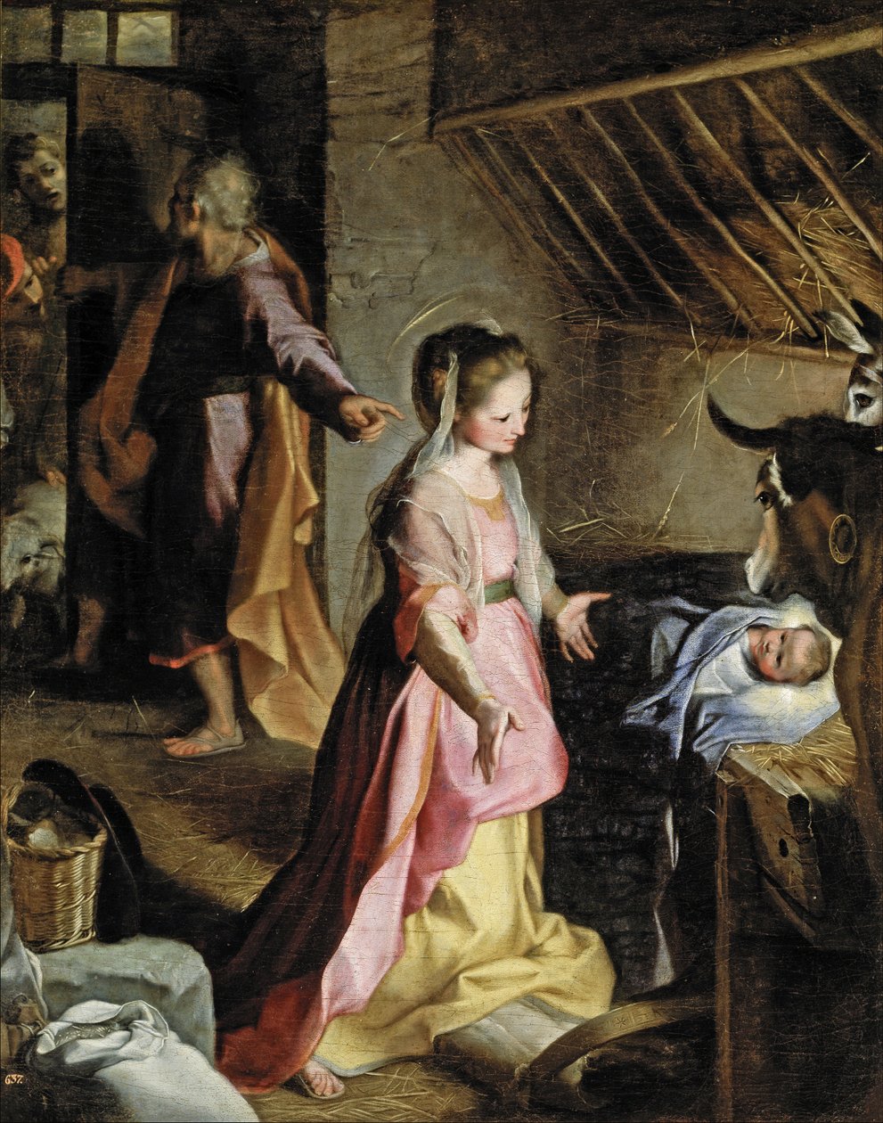 耶稣诞生 作者 费德里戈·巴罗奇（Federigo Barocci）