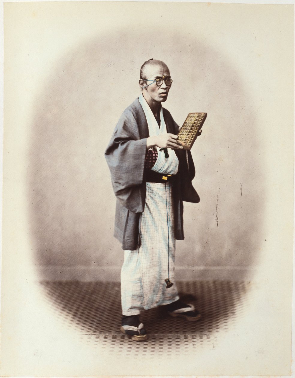 秘书，约1868年 作者 菲利斯·比托（Felice Beato）
