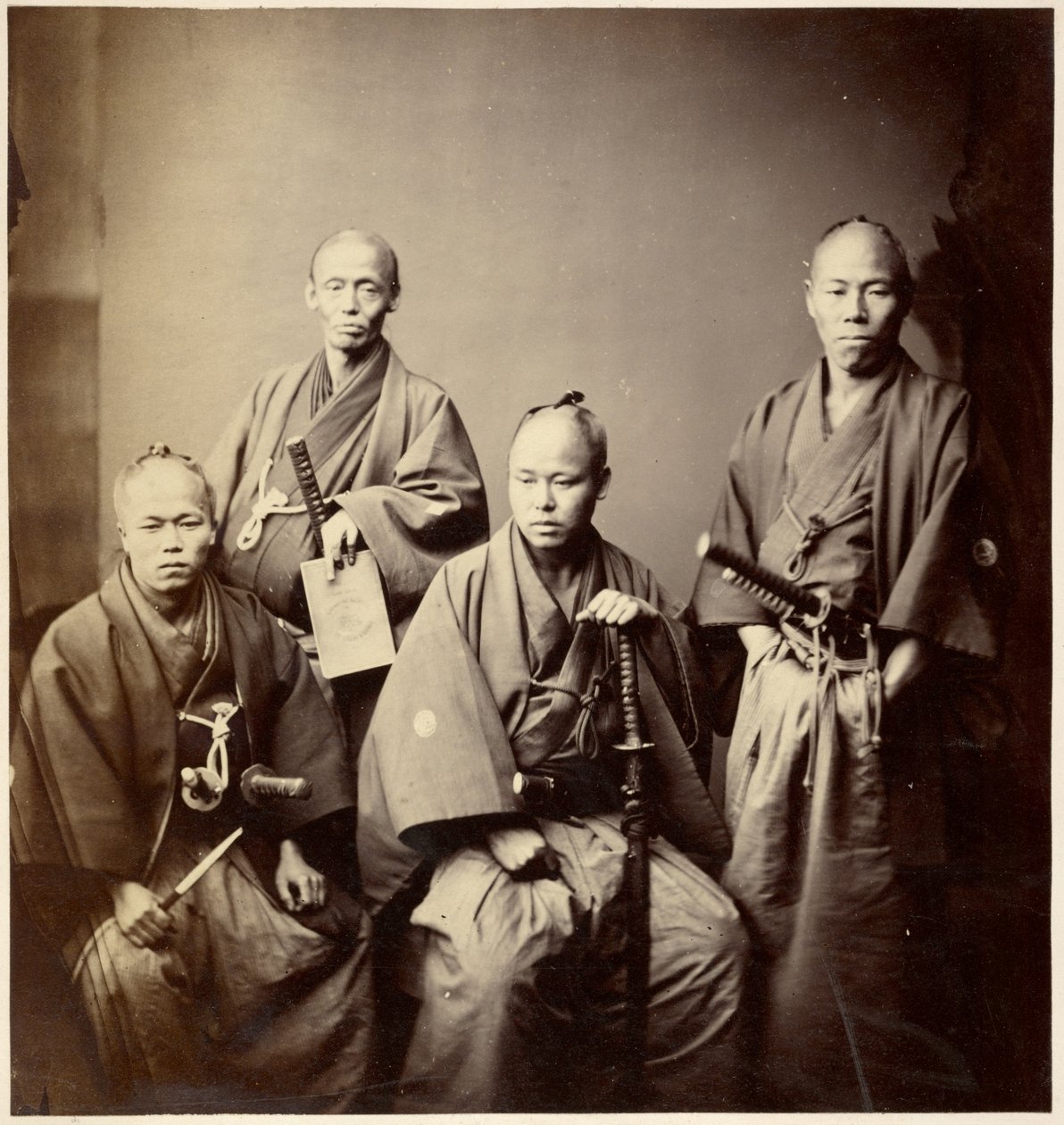 萨摩藩使臣画像 作者 菲利斯·比托（Felice Beato）