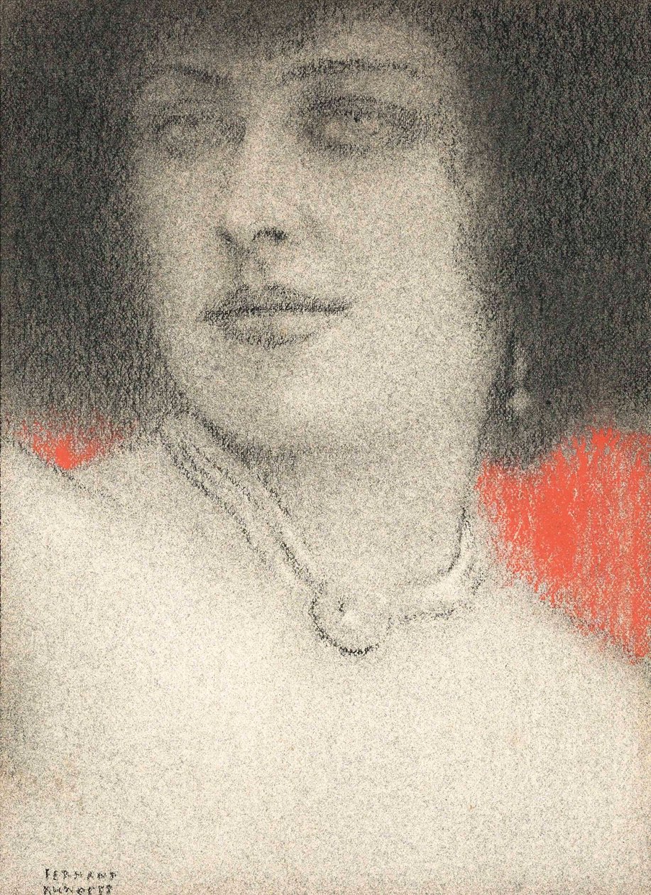 《女人研究》，约1914年 作者 费尔南德·科诺普夫