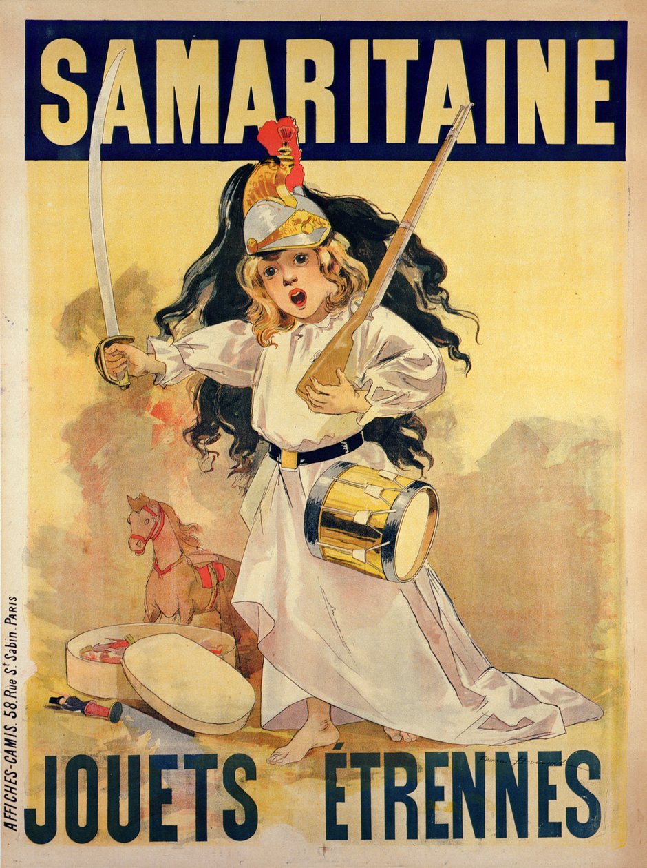 海报广告玩具出售&39;La Samaritaine&39; 作者 Firmin Bouisset