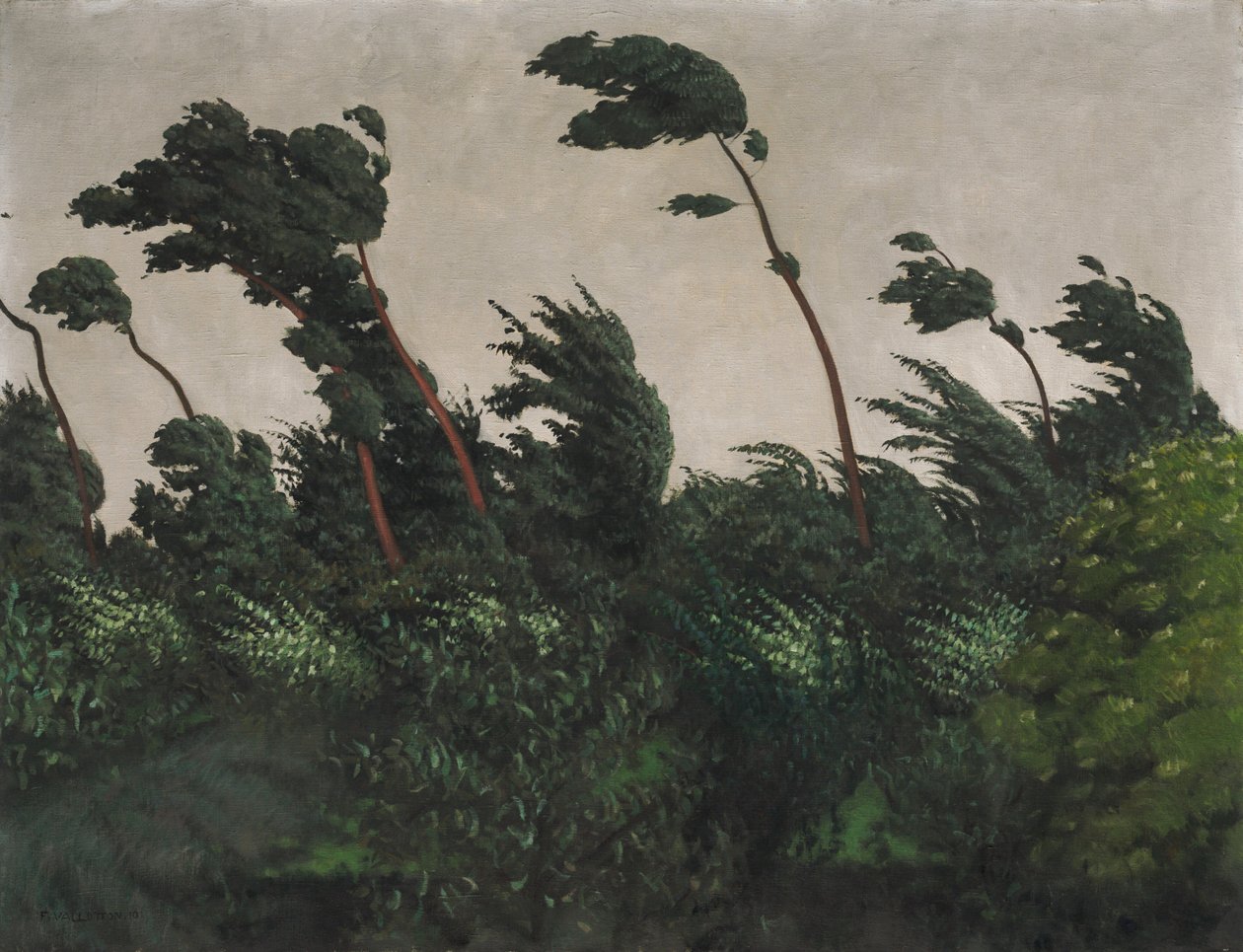 风》，1910年。 作者 费利克斯·瓦尔洛顿