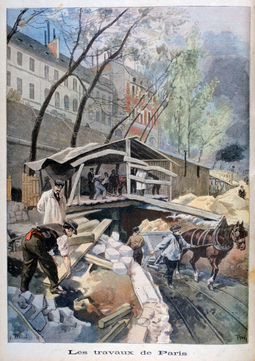 1899年在巴黎劳动。 作者 福尔莫内