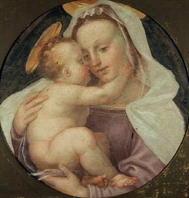 圣母玛利亚和孩子 作者 巴托洛梅欧（Fra Bartolomeo）