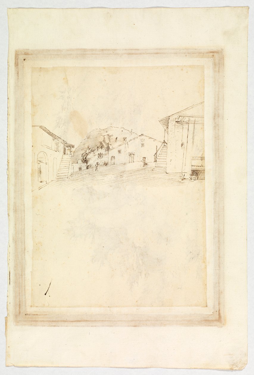 村庄的景色 作者 巴托洛梅欧（Fra Bartolomeo）