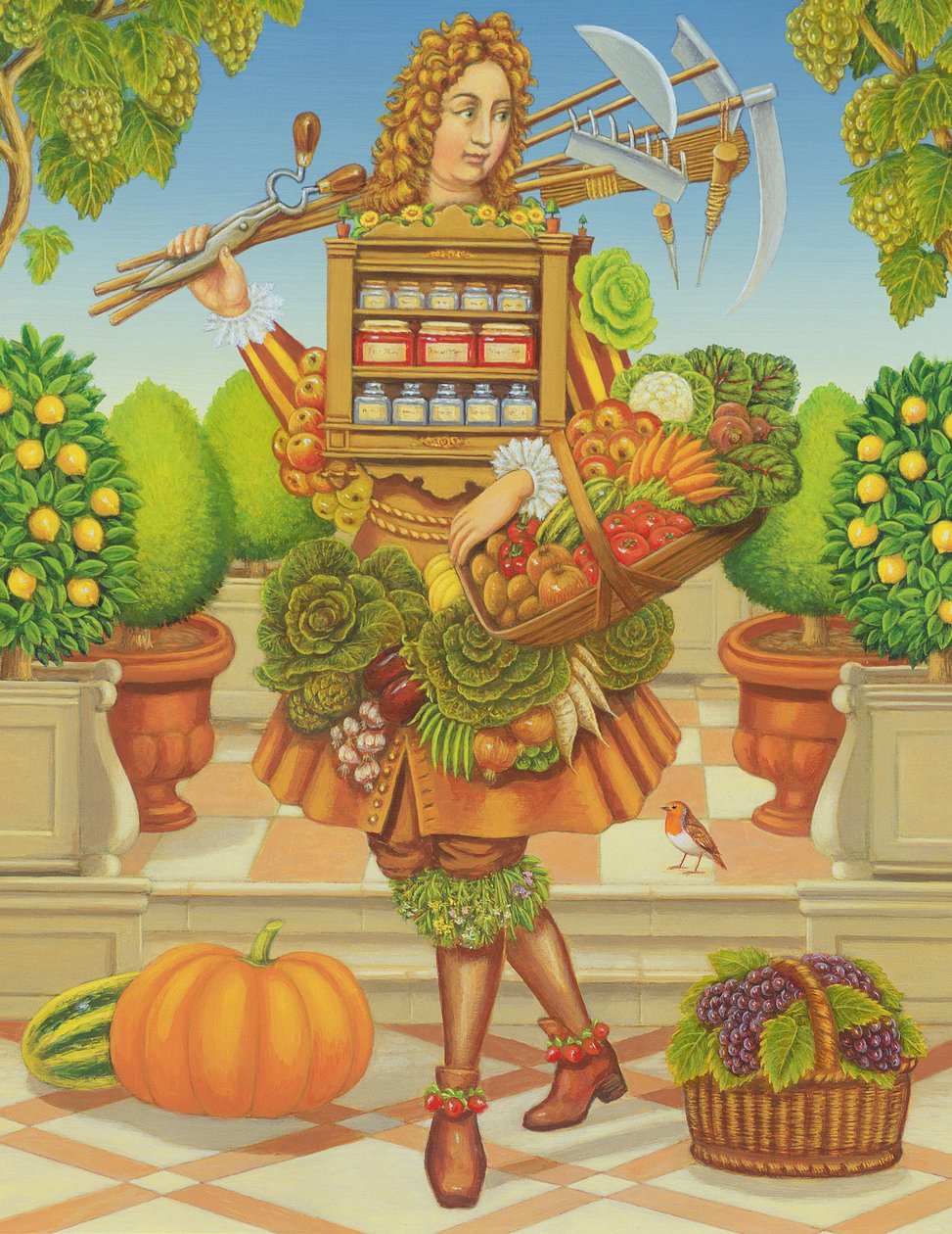 厨房园丁，2001年 作者 弗朗西斯·布鲁姆菲尔德
