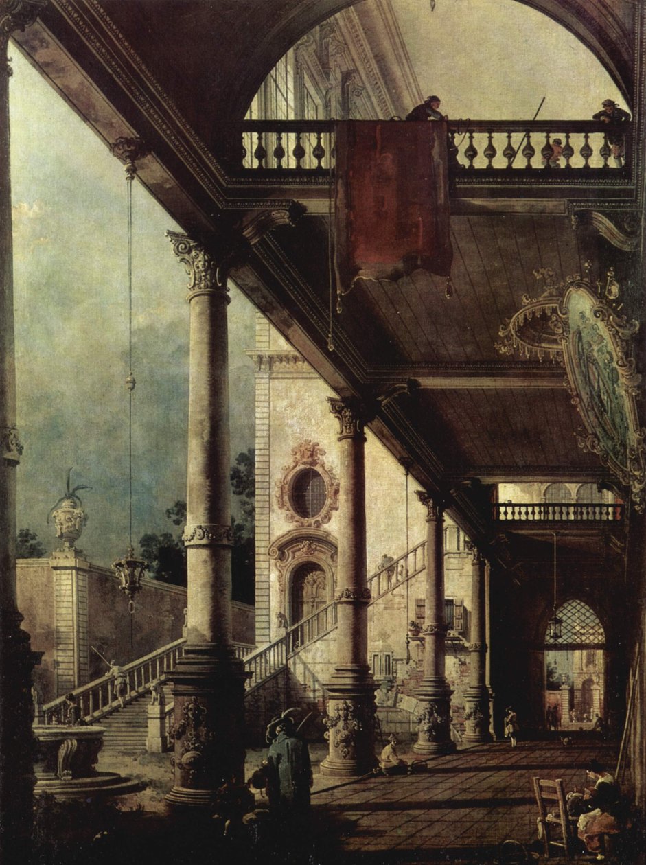 拱廊 作者 弗朗切斯科·瓜迪（Francesco Guardi）