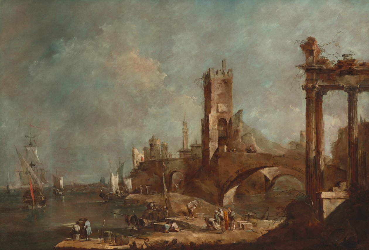 港湾的随想曲 作者 弗朗切斯科·瓜迪（Francesco Guardi）