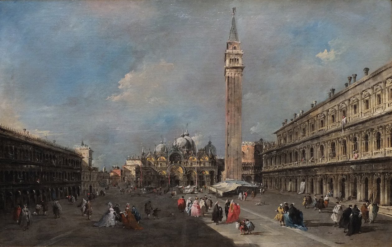 威尼斯圣马可广场 作者 弗朗切斯科·瓜迪（Francesco Guardi）