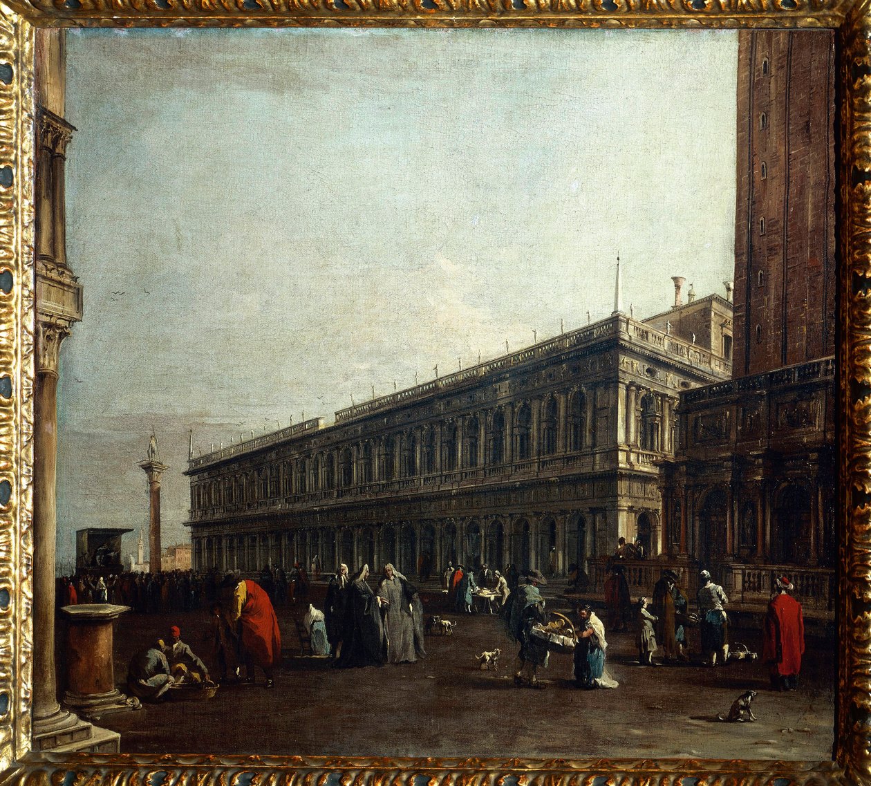 皮亚泽塔的景色 作者 弗朗切斯科·瓜迪（Francesco Guardi）