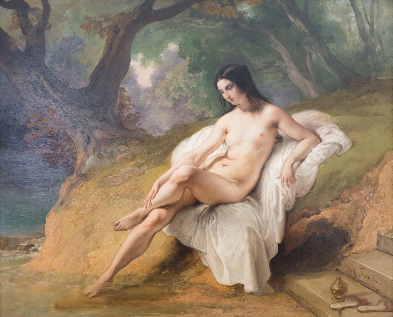 浴缸 作者 弗朗切斯科·海耶兹（Francesco Hayez）