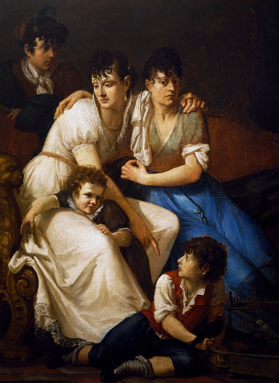 家庭画像 作者 弗朗切斯科·海耶兹（Francesco Hayez）