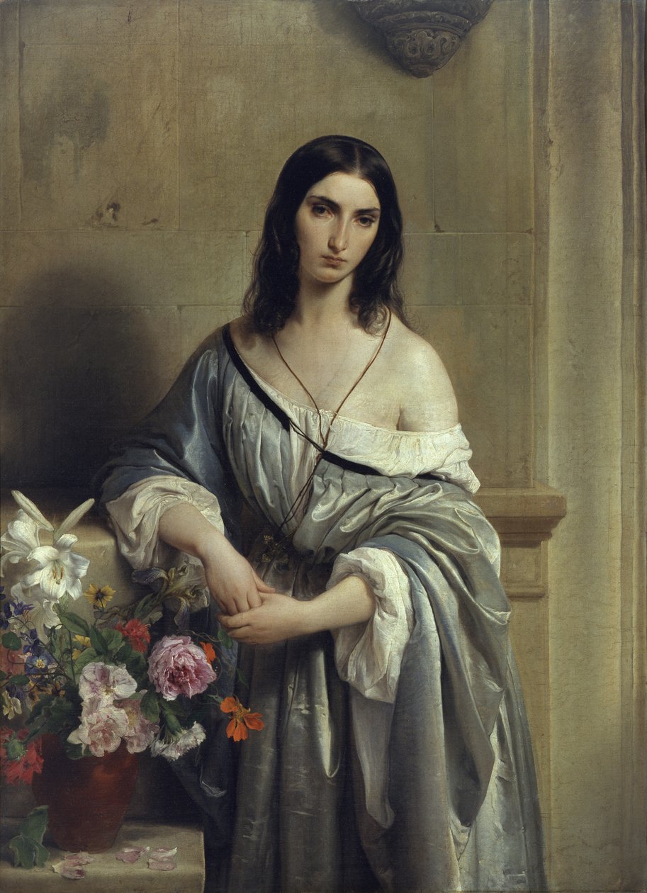 忧郁 作者 弗朗切斯科·海耶兹（Francesco Hayez）