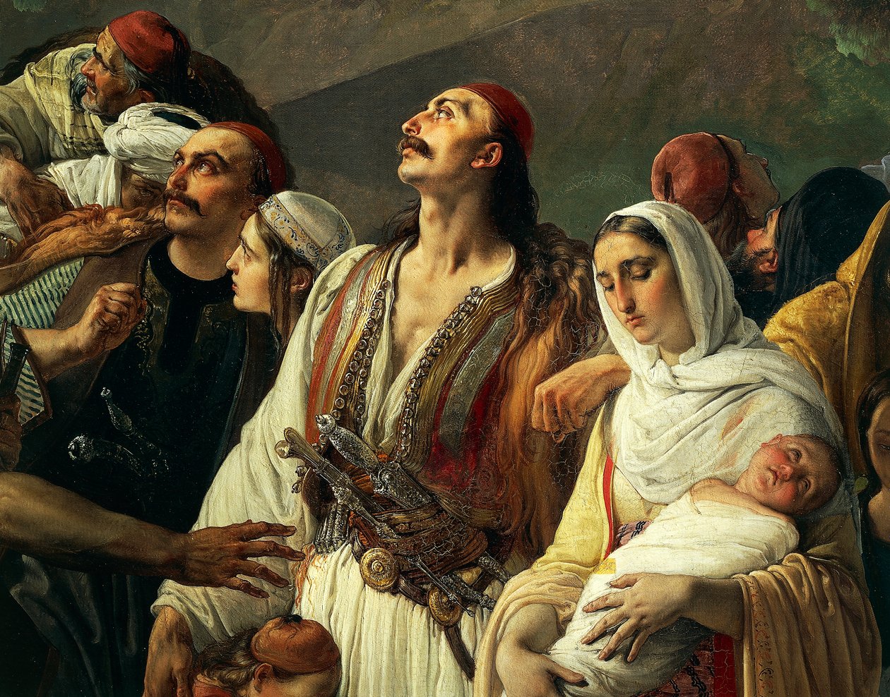 帕尔加的难民 作者 弗朗切斯科·海耶兹（Francesco Hayez）