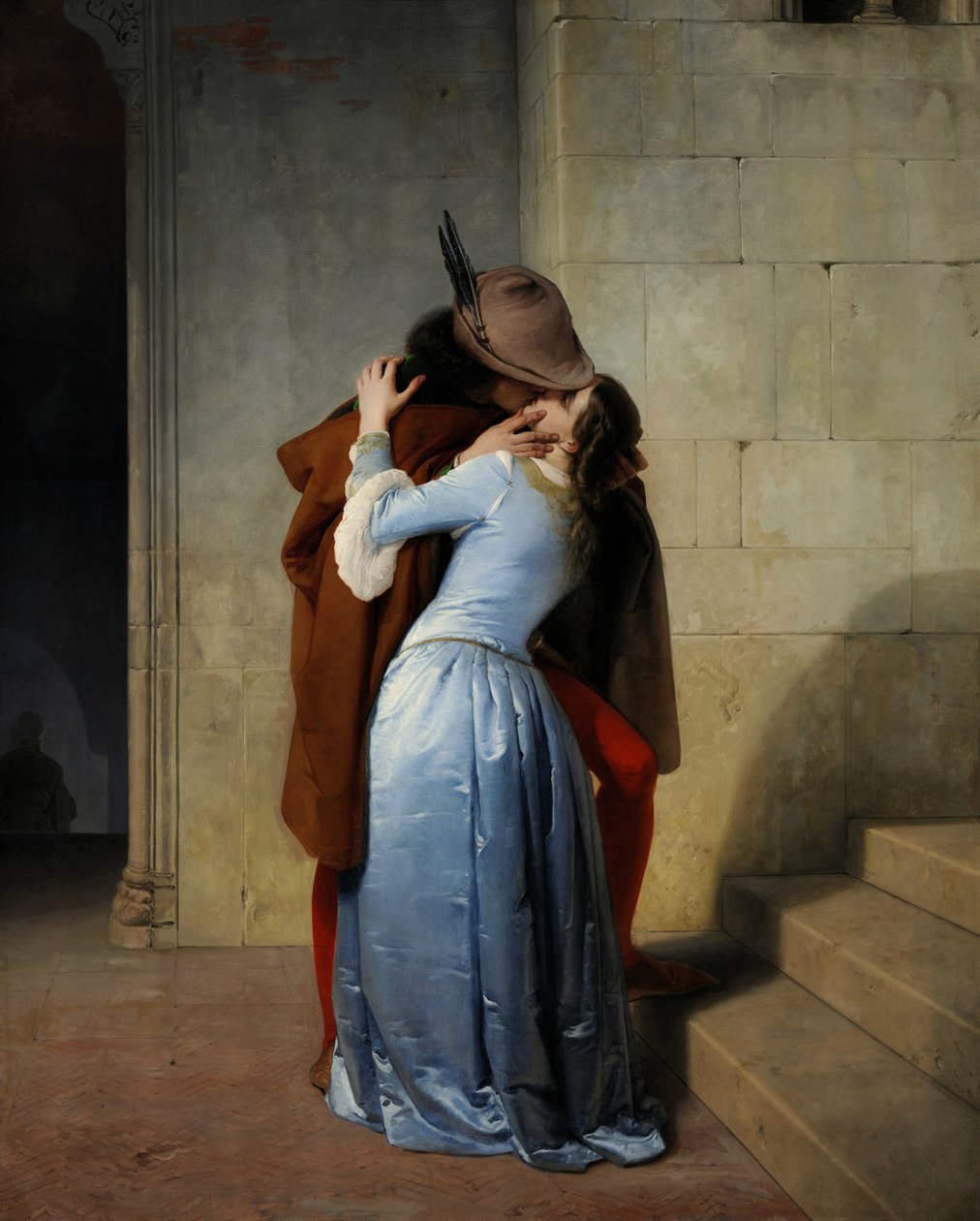 这个吻 作者 弗朗切斯科·海耶兹（Francesco Hayez）