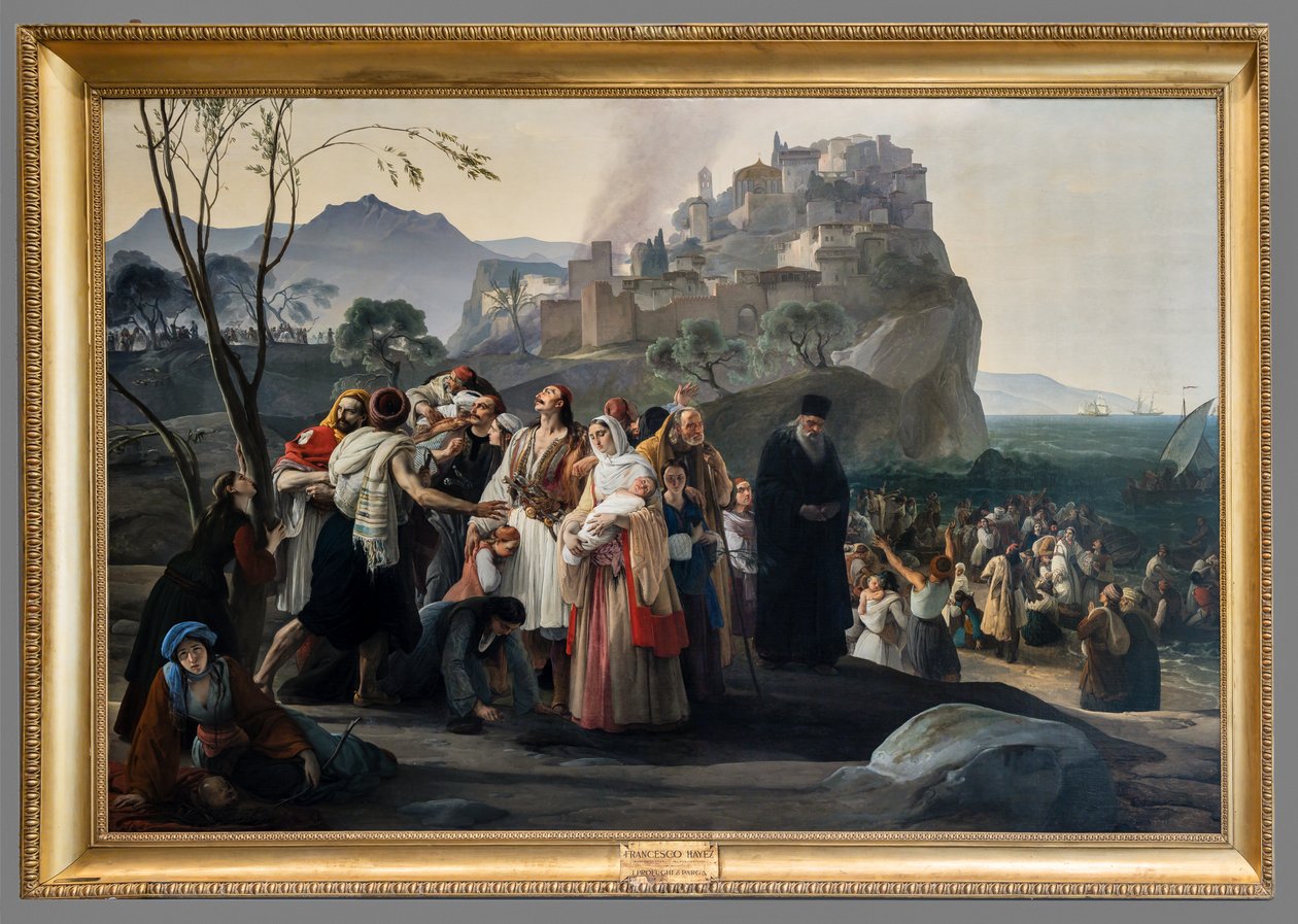 读难民的口气 作者 弗朗切斯科·海耶兹（Francesco Hayez）