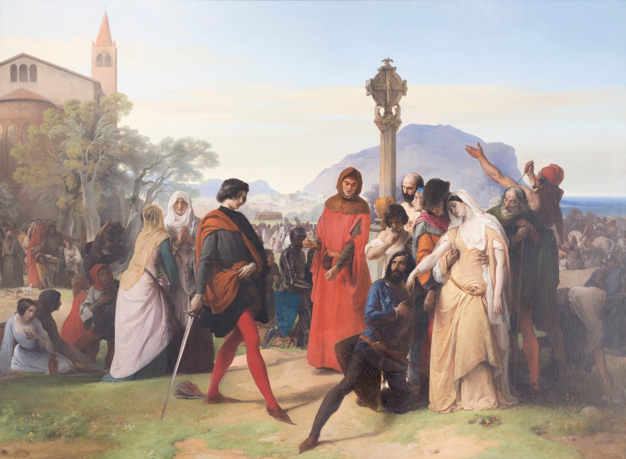 西西里晚祷 作者 弗朗切斯科·海耶兹（Francesco Hayez）