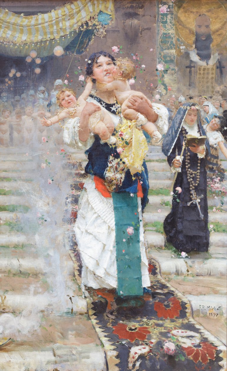 妈妈 作者 弗朗切斯科·保罗·米切蒂（Francesco Paolo Michetti）