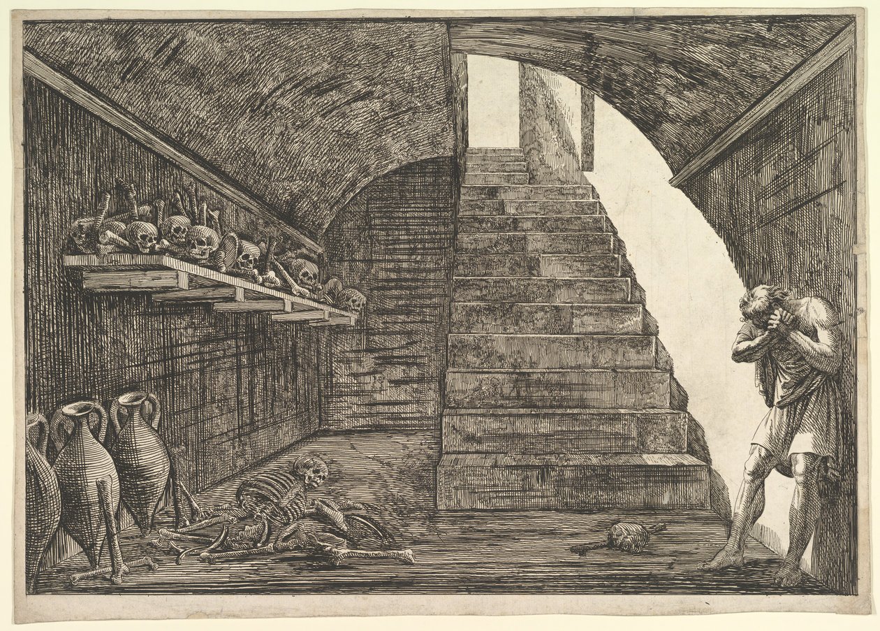 监狱现场 作者 弗朗切斯科·皮拉内西（Francesco Piranesi）