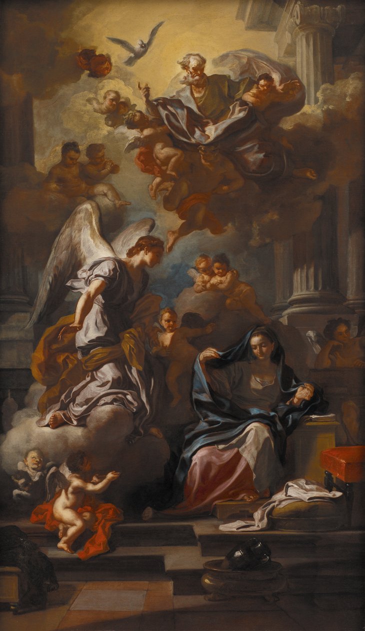 圣母领报 作者 弗朗切斯科·索利米娜（Francesco Solimena）