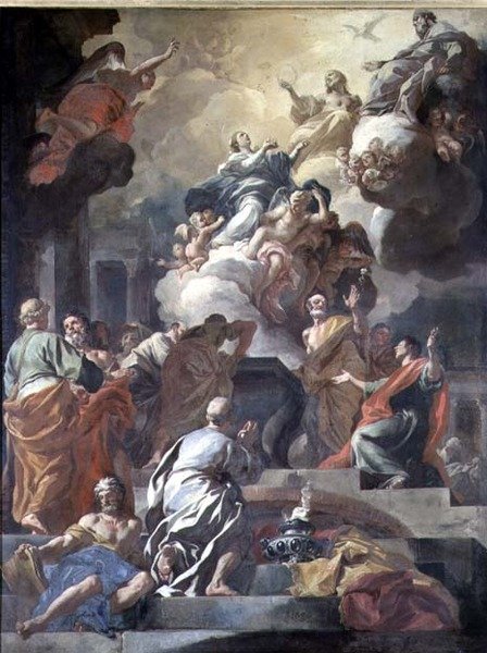 圣母升天 作者 弗朗切斯科·索利米娜（Francesco Solimena）
