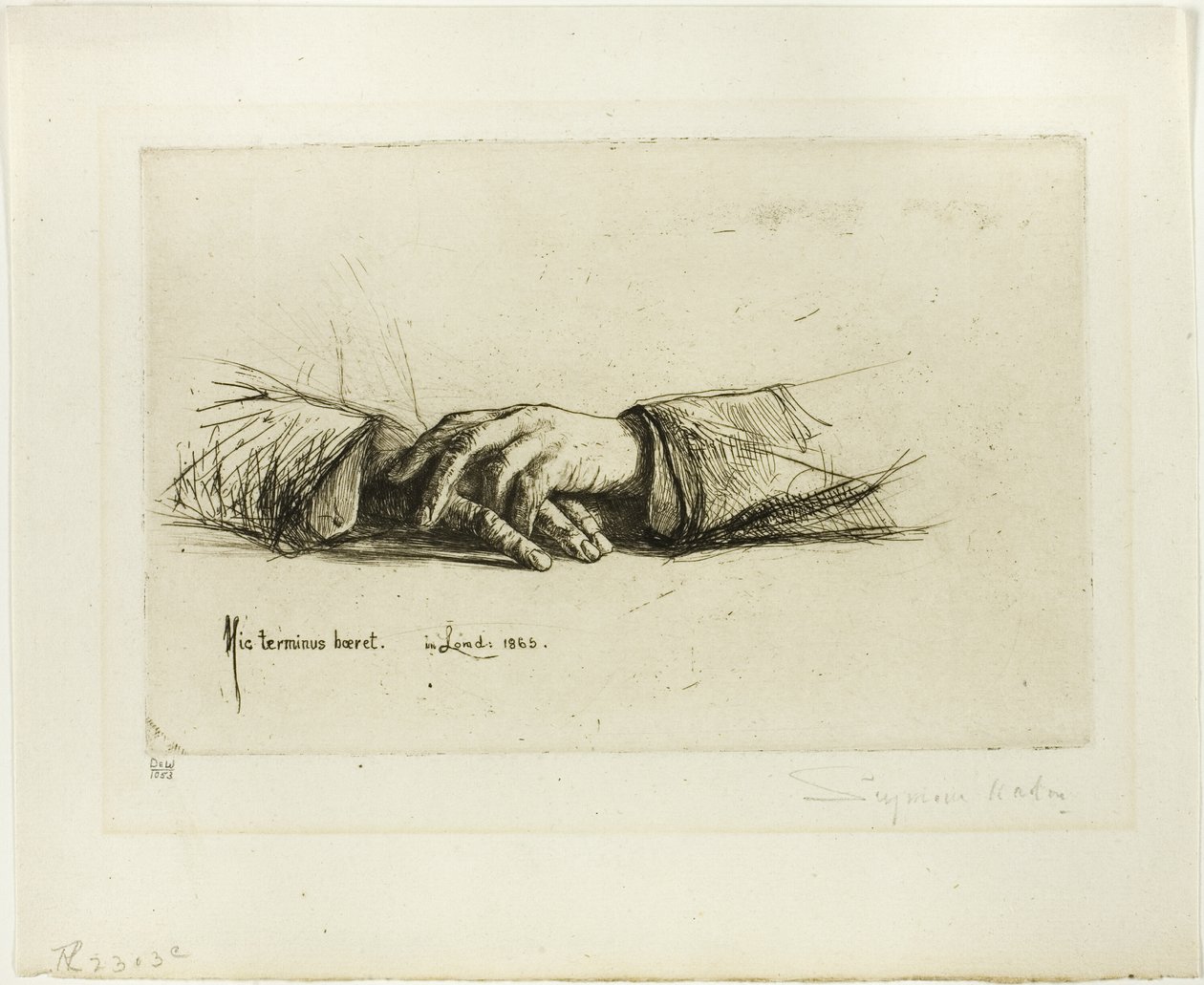 双手合十 作者 弗朗西斯·西摩·哈登（Francis Seymour Haden）