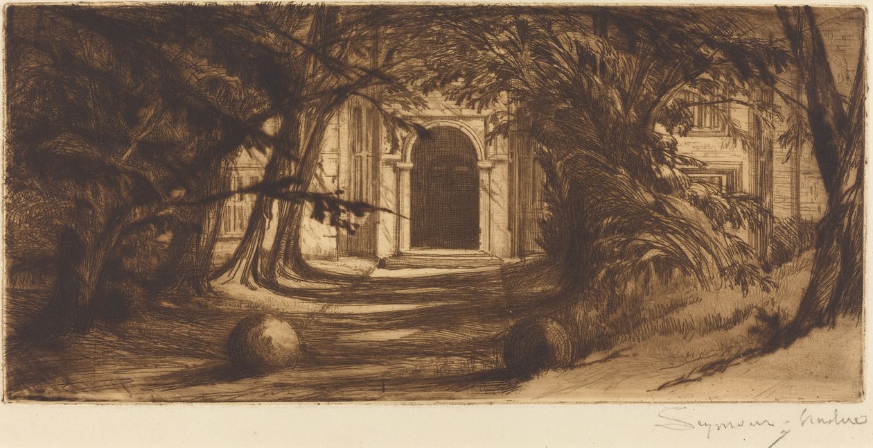 米顿厅 作者 弗朗西斯·西摩·哈登（Francis Seymour Haden）