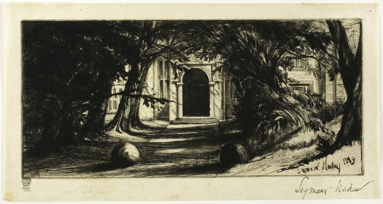 米顿厅 作者 弗朗西斯·西摩·哈登（Francis Seymour Haden）