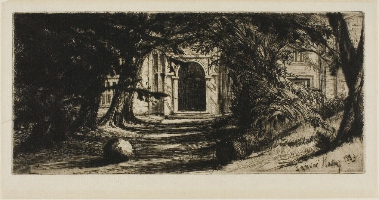 米顿厅 作者 弗朗西斯·西摩·哈登（Francis Seymour Haden）
