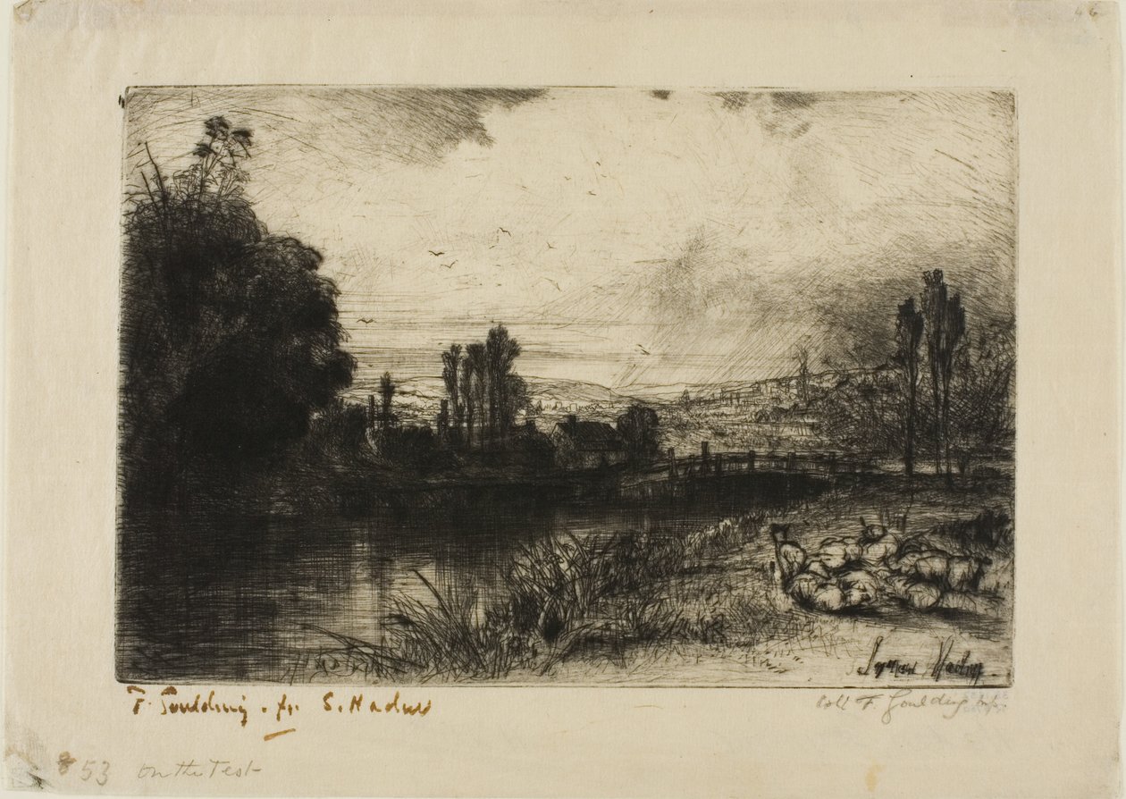 关于测试 作者 弗朗西斯·西摩·哈登（Francis Seymour Haden）