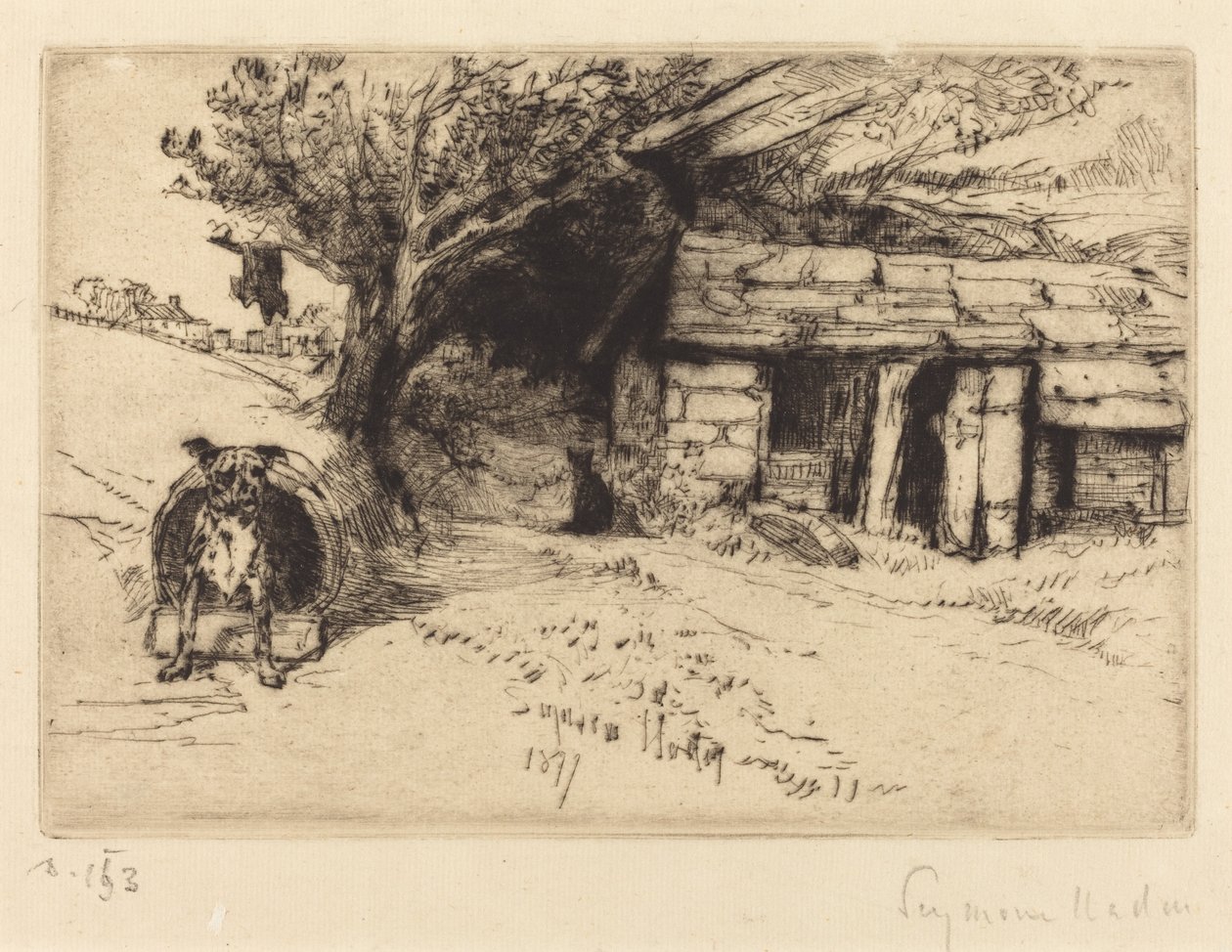 小屋 作者 弗朗西斯·西摩·哈登（Francis Seymour Haden）