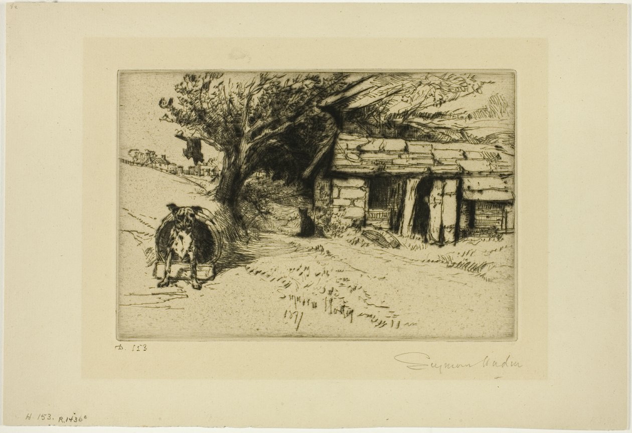 小屋 作者 弗朗西斯·西摩·哈登（Francis Seymour Haden）