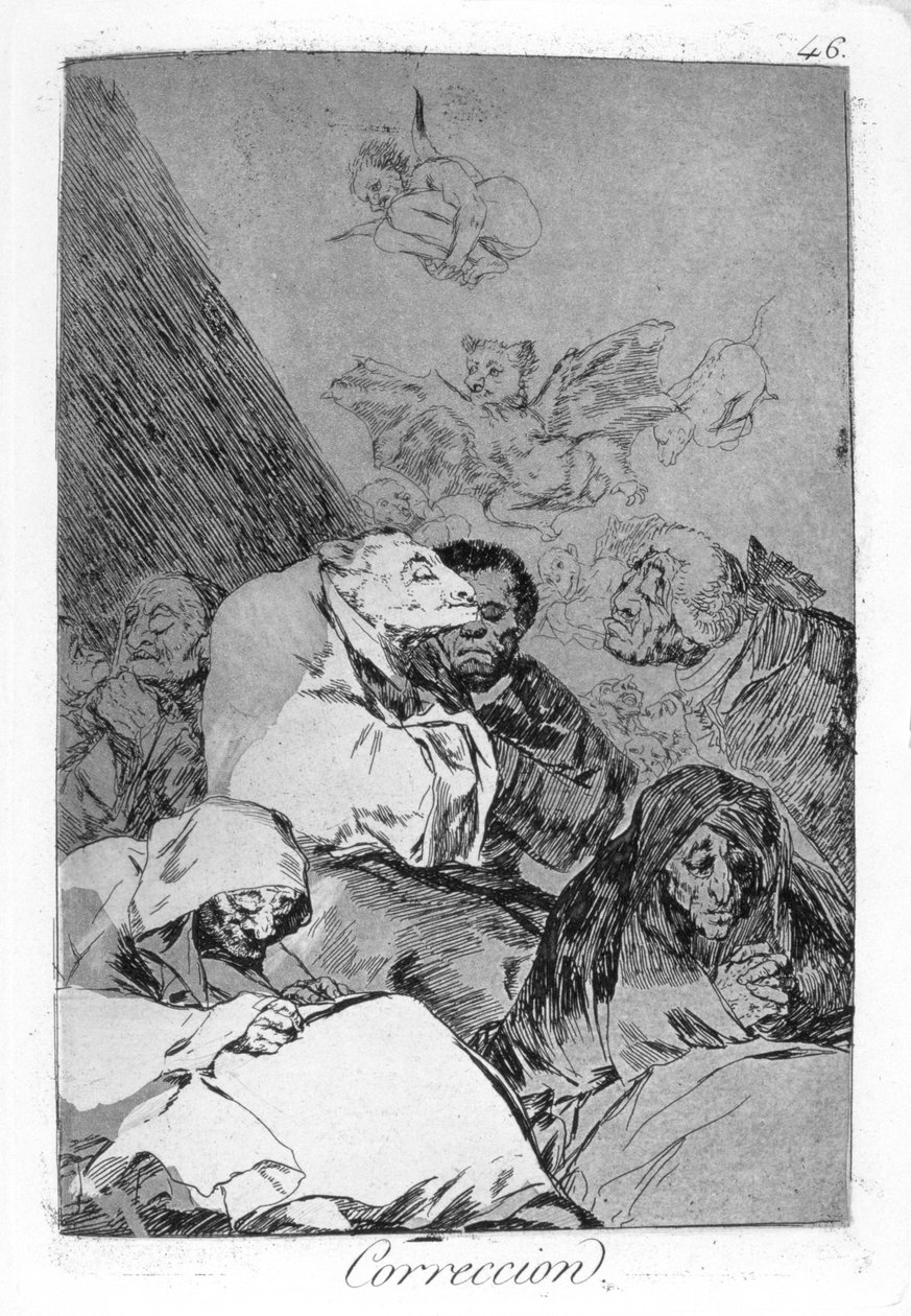 矫正，1799年 作者 弗朗西斯科·德·戈雅