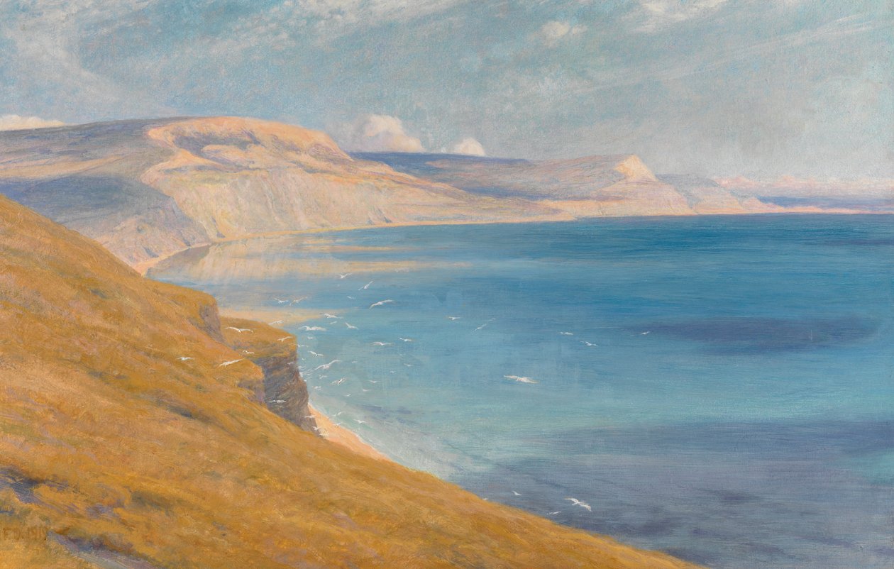 海和阳光，莱姆里吉斯，1919年 作者 弗兰克·迪克塞
