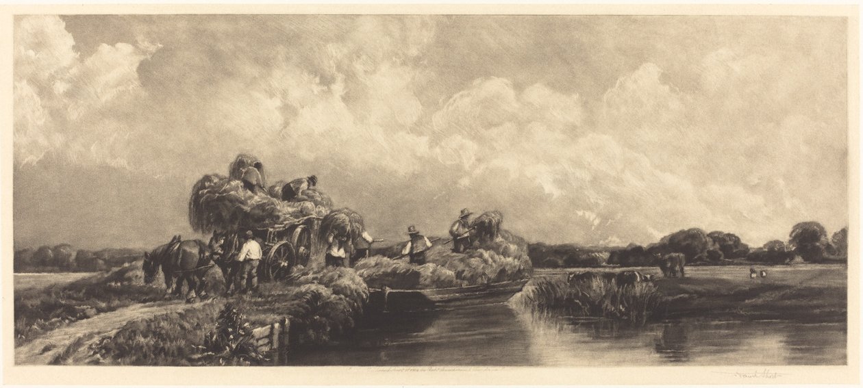 一条罗马运河，1904年。 作者 弗兰克·肖特