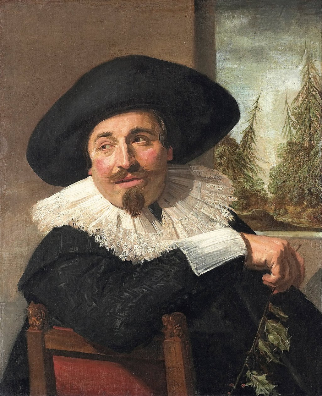 艾萨克·亚伯拉罕斯。马萨 作者 弗兰斯·哈尔斯（Frans Hals）