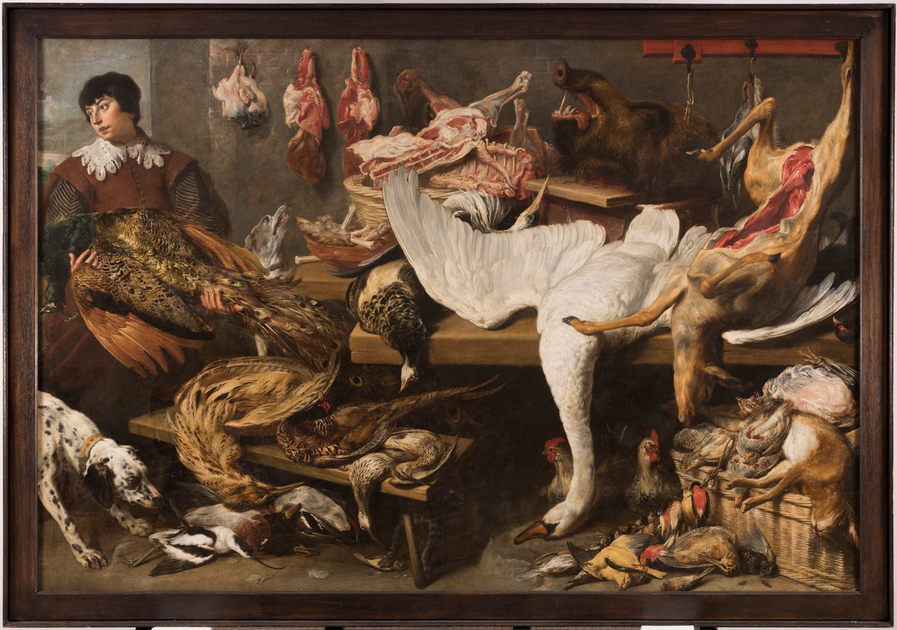 游戏摊位 作者 Frans Snyders或Snijders