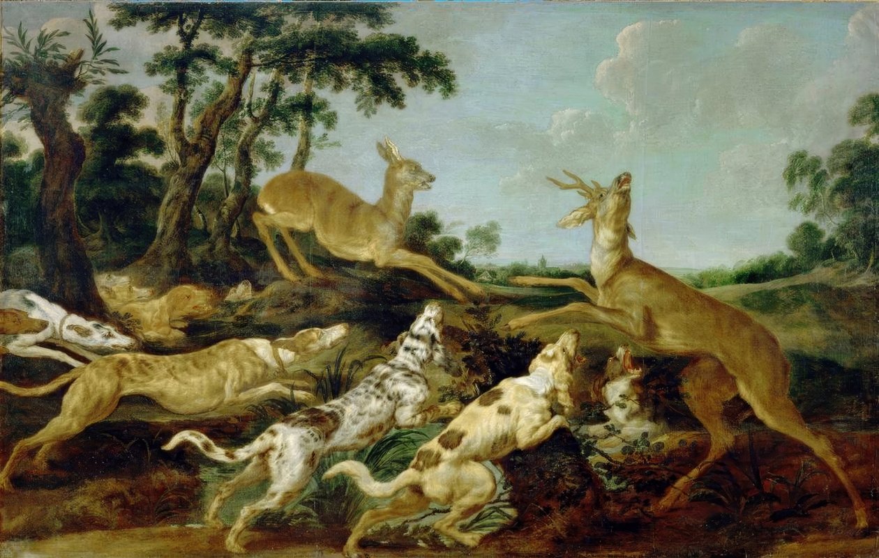 Jagdszene 作者 Frans Snyders或Snijders