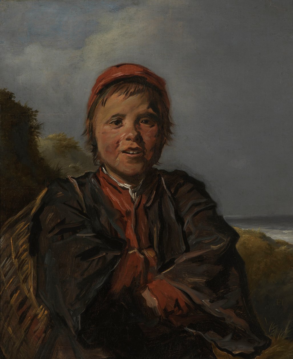 渔童（布面油画） 作者 弗兰斯·哈尔斯（Frans Hals）