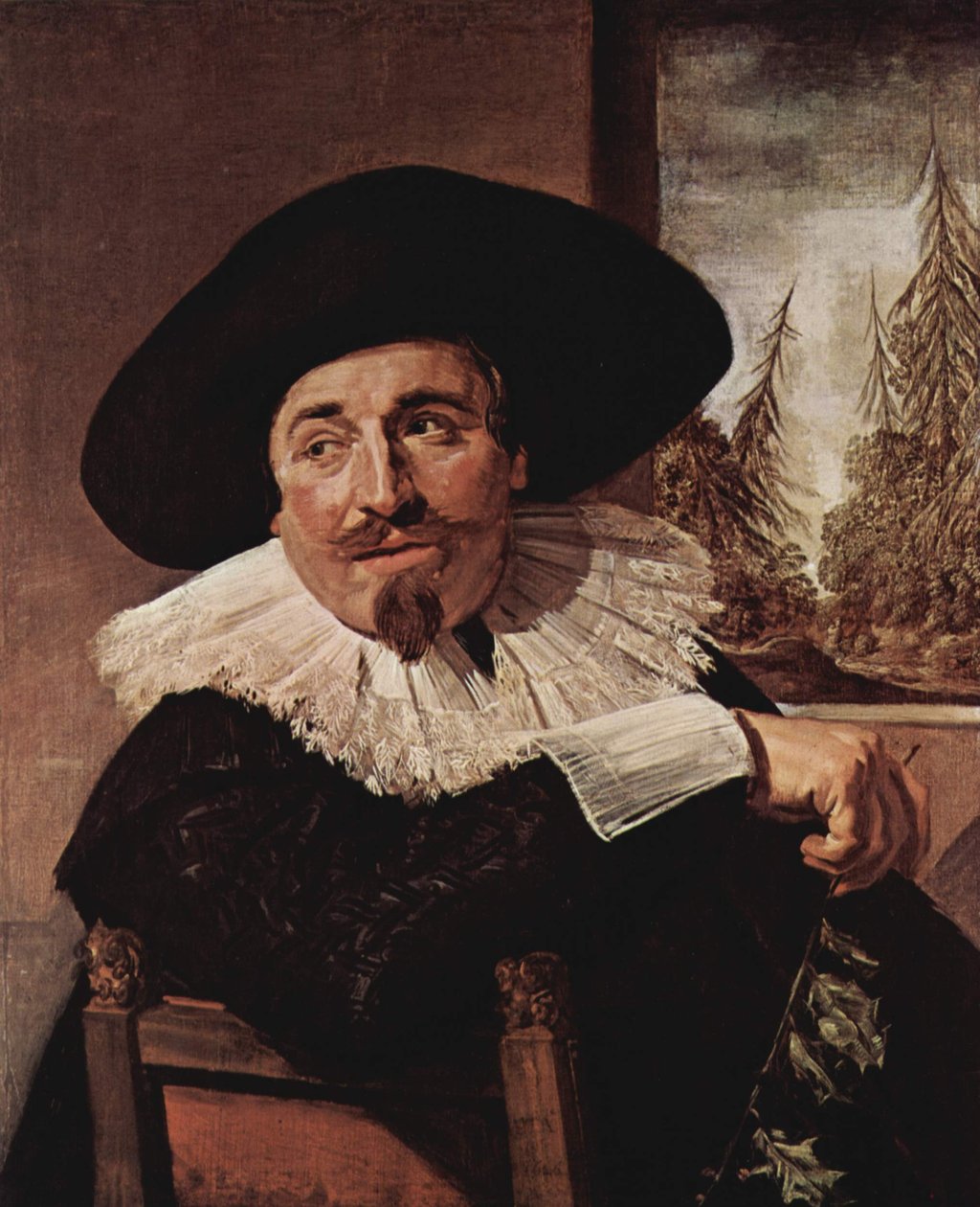 艾萨克-亚伯拉罕斯的肖像马萨 作者 弗兰斯·哈尔斯（Frans Hals）