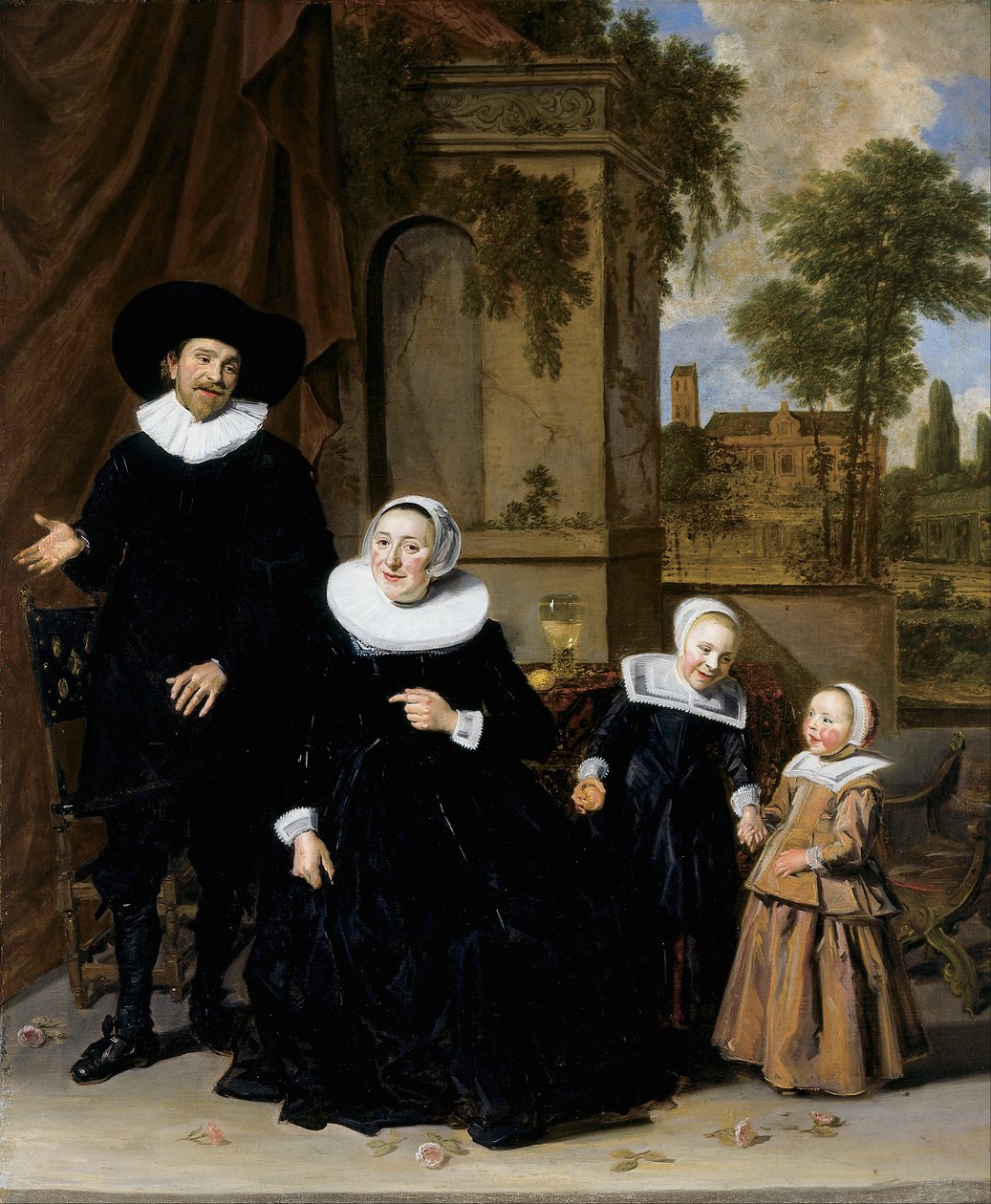荷兰家庭肖像 作者 弗兰斯·哈尔斯（Frans Hals）