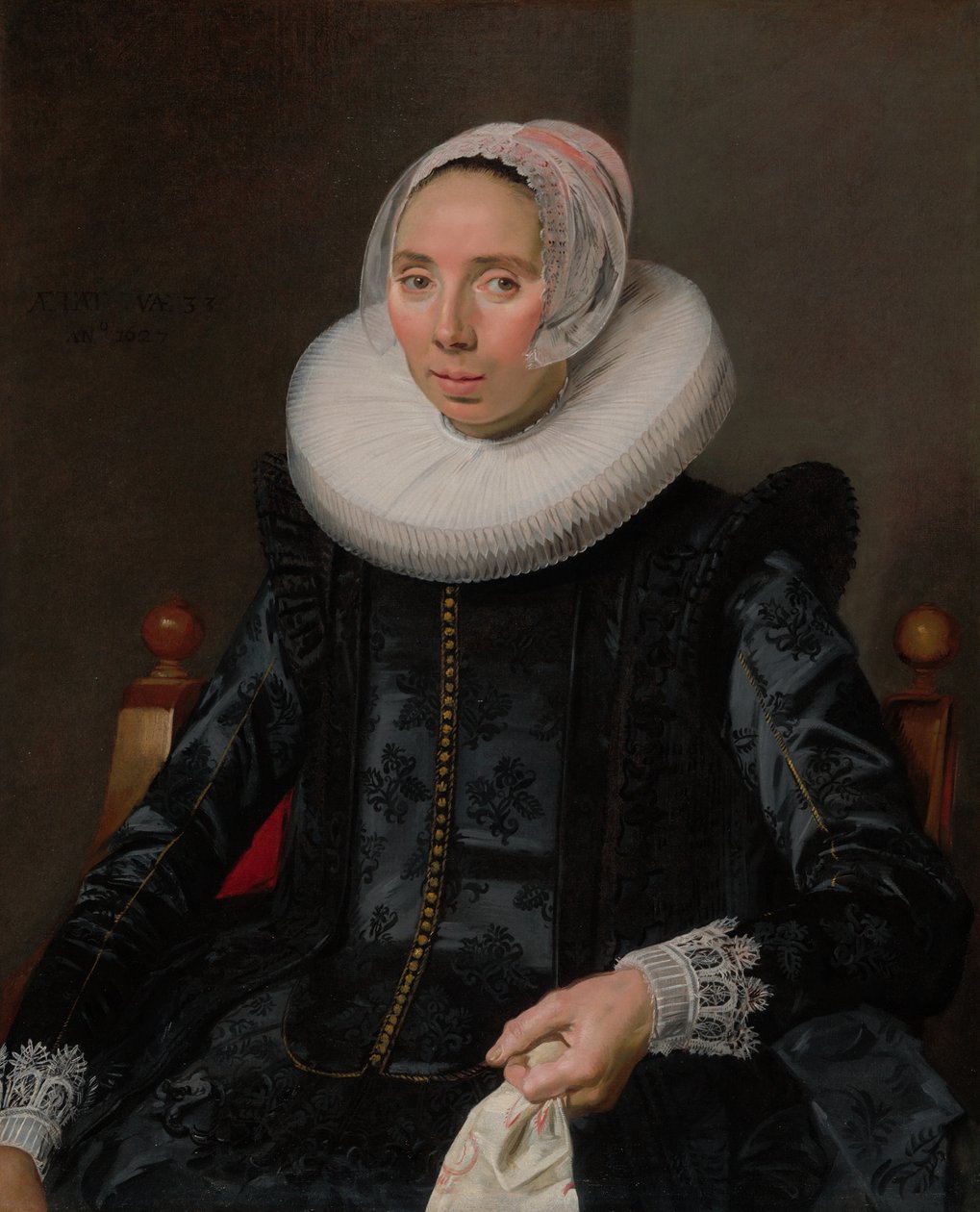 一位女士的肖像 作者 弗兰斯·哈尔斯（Frans Hals）
