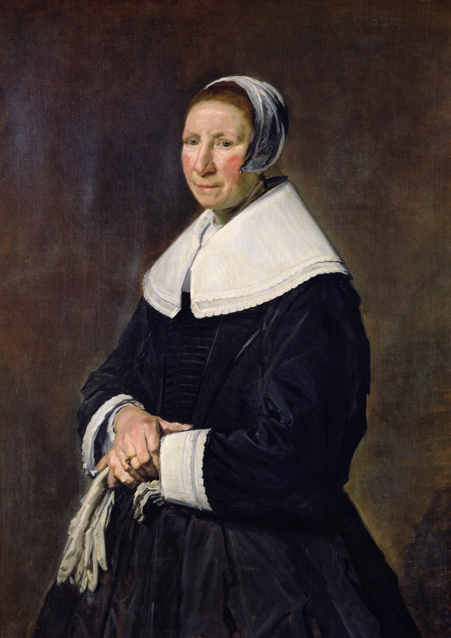 一个女人的肖像 作者 弗兰斯·哈尔斯（Frans Hals）