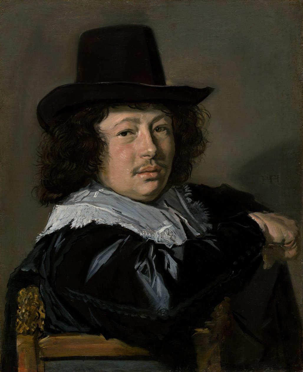 一个年轻人的画像 作者 弗兰斯·哈尔斯（Frans Hals）
