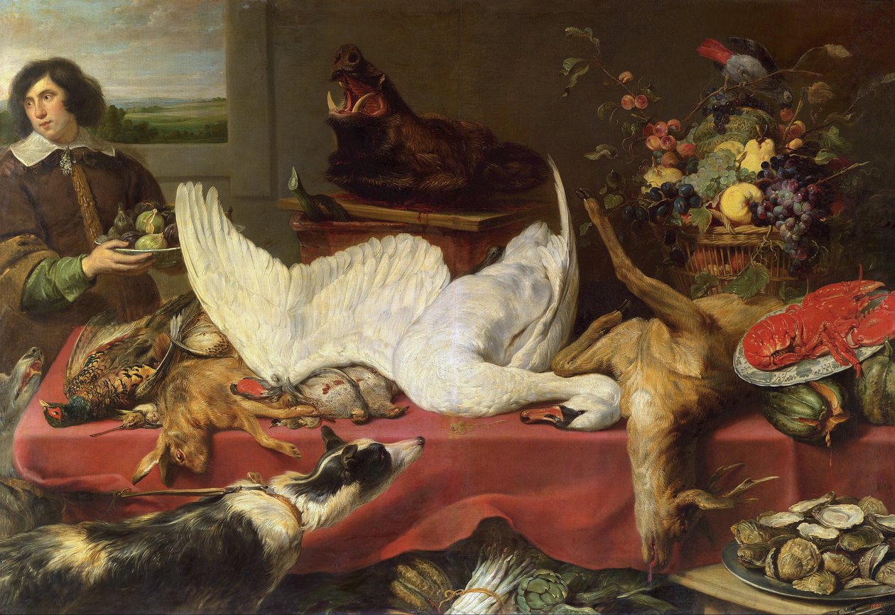 天鹅静物 作者 弗兰斯·斯奈德斯（Frans Snyders）