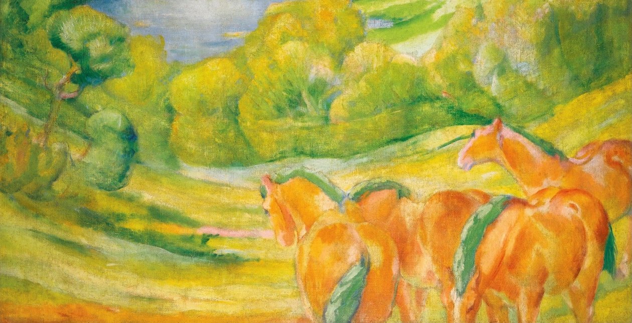 德国大景观：大景观 作者 弗朗兹·马克（Franz Marc）