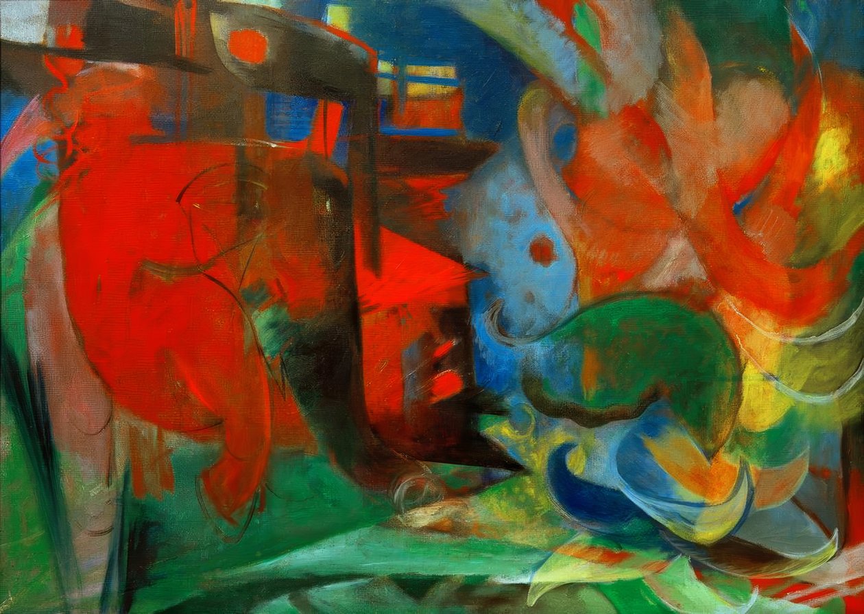 抽象形式II 作者 弗朗兹·马克（Franz Marc）