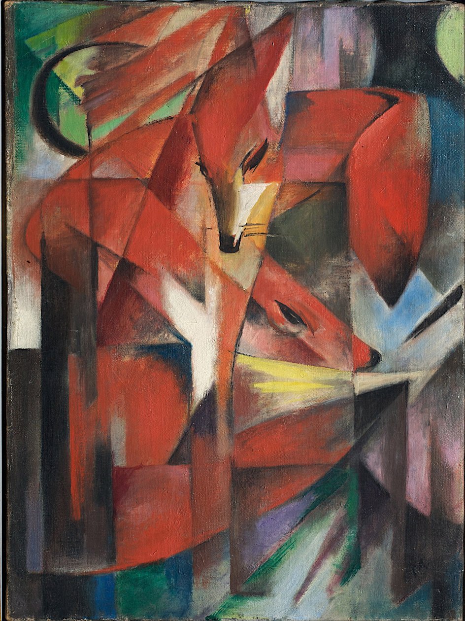 福克斯，1913年 作者 弗朗兹·马克（Franz Marc）
