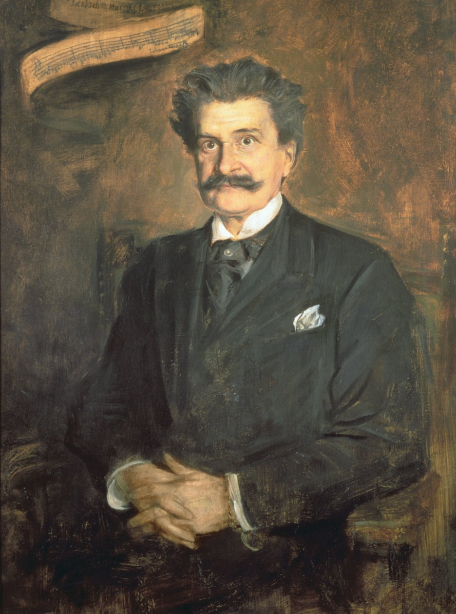 Johann Strauss the Younger，1895 作者 弗朗兹·塞拉夫·冯·伦巴赫